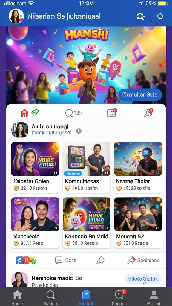 62vip - Tampilan antarmuka yang mudah dinavigasi.